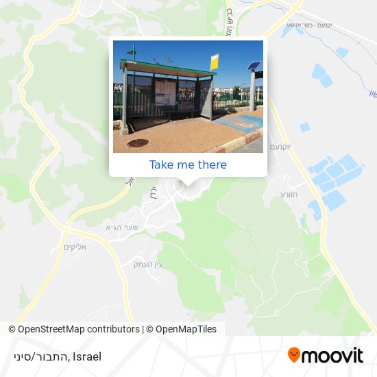 התבור/סיני map