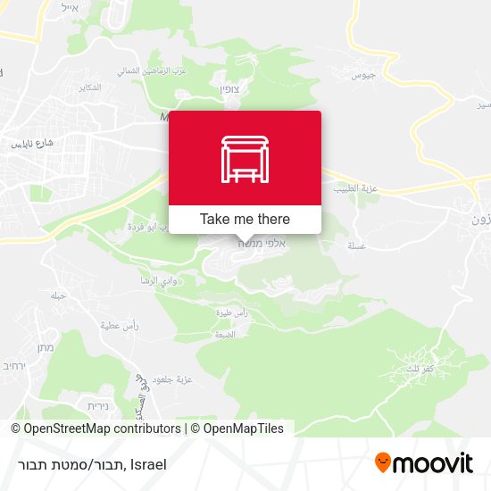 תבור/סמטת תבור map
