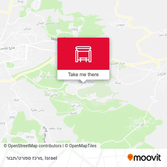 Карта מרכז ספורט/תבור