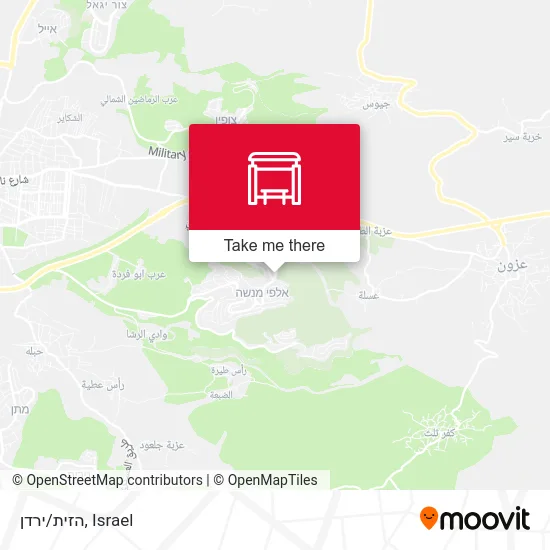 Карта הזית/ירדן