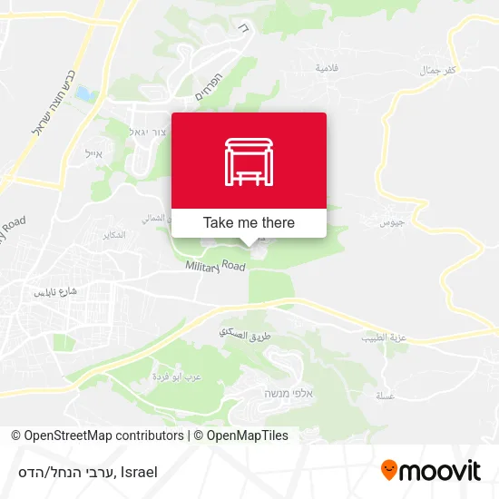 Карта ערבי הנחל/הדס