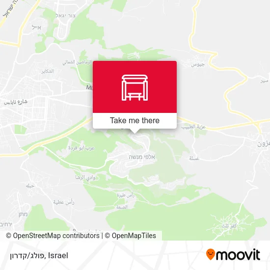 פולג/קדרון map