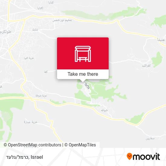 Карта כרמל/גלעד