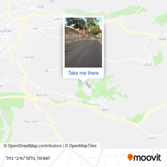 גלעד/איבי נחל map