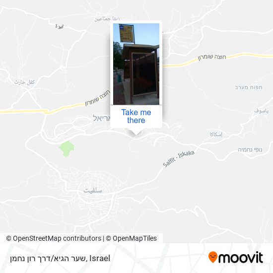 שער הגיא/דרך רון נחמן map