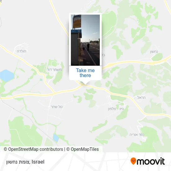 Карта צומת נחשון