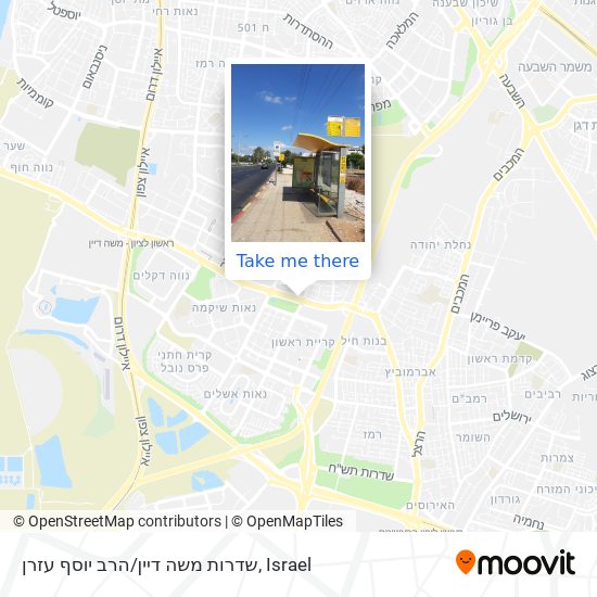 שדרות משה דיין/הרב יוסף עזרן map