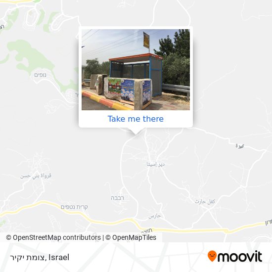 צומת יקיר map