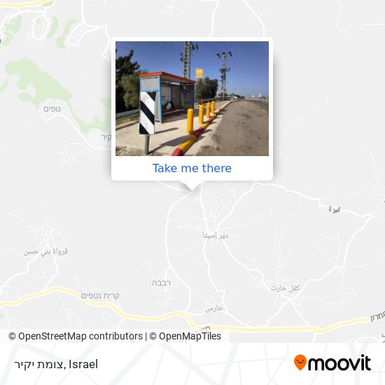צומת יקיר map