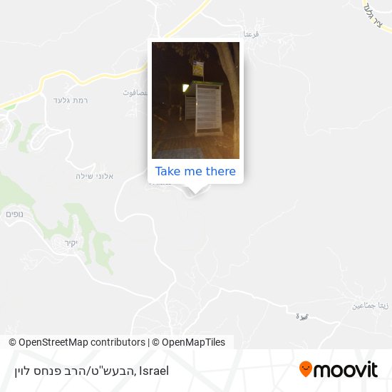 הבעש''ט/הרב פנחס לוין map