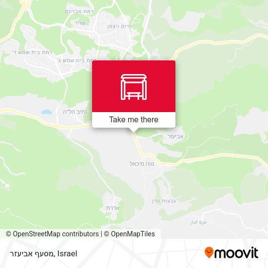 Карта מסעף אביעזר