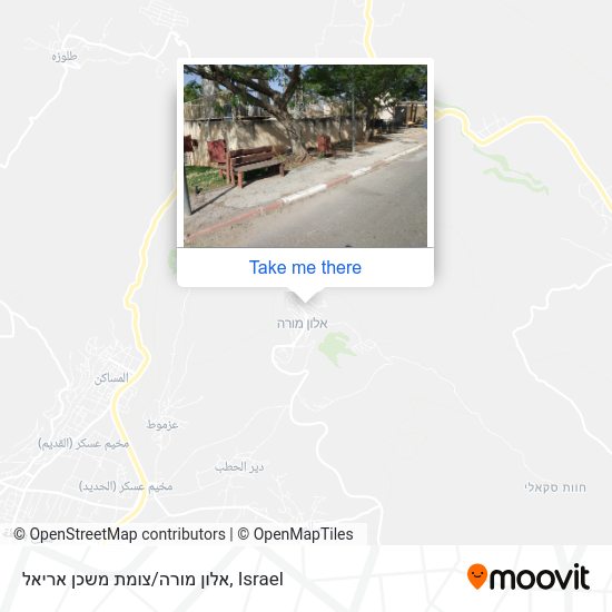 אלון מורה/צומת משכן אריאל map