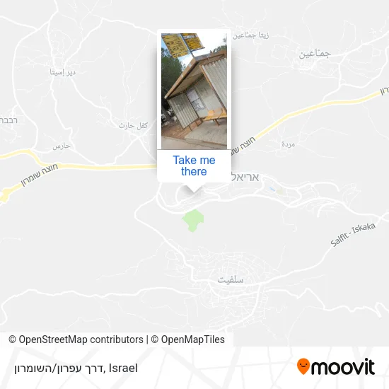 Карта דרך עפרון/השומרון