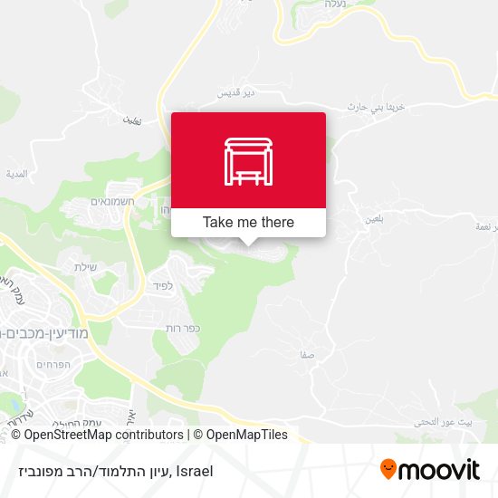 עיון התלמוד/הרב מפונביז map