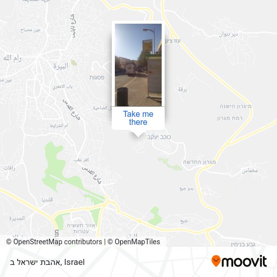 אהבת ישראל ב map