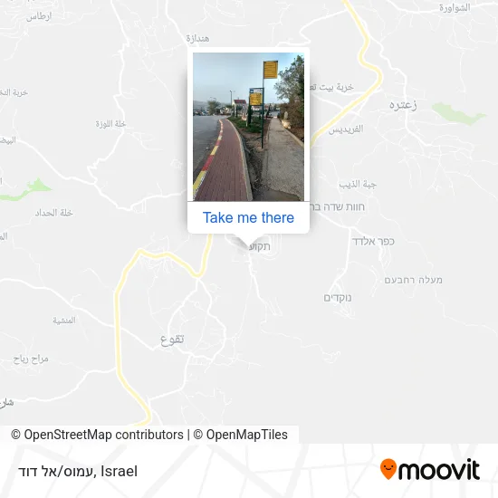 Карта עמוס/אל דוד