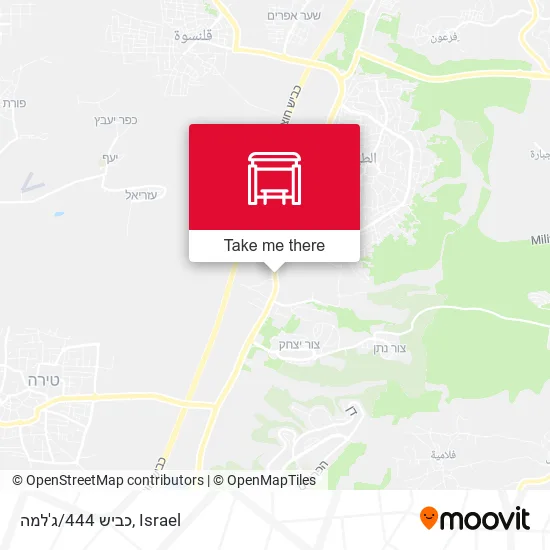 Карта כביש 444/ג'למה