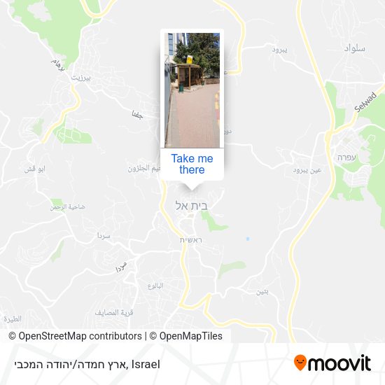 ארץ חמדה/יהודה המכבי map