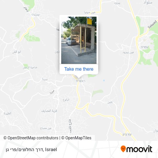 דרך החלוצים/פרי גן map
