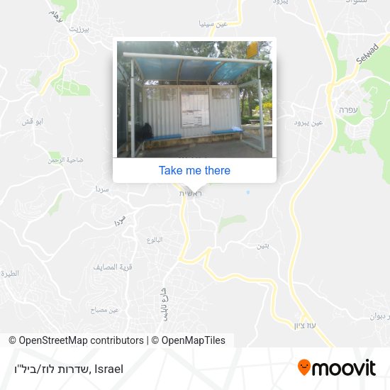 שדרות לוז/ביל''ו map