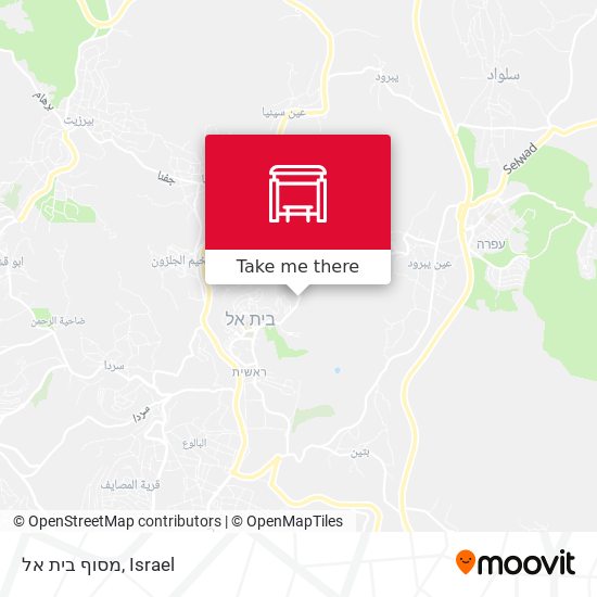 מסוף בית אל map