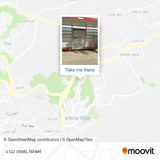Карта מצפה נבו ג