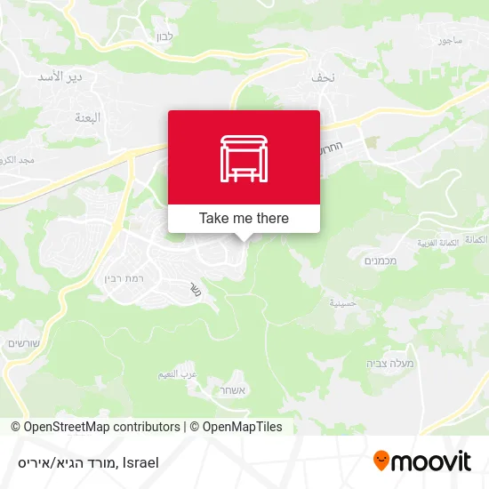 Карта מורד הגיא/איריס