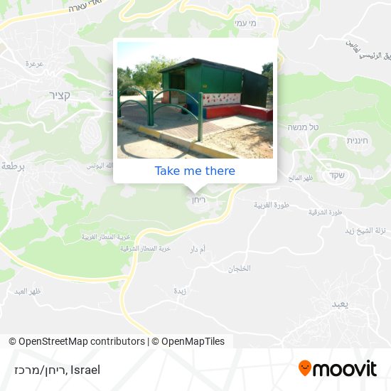 ריחן/מרכז map