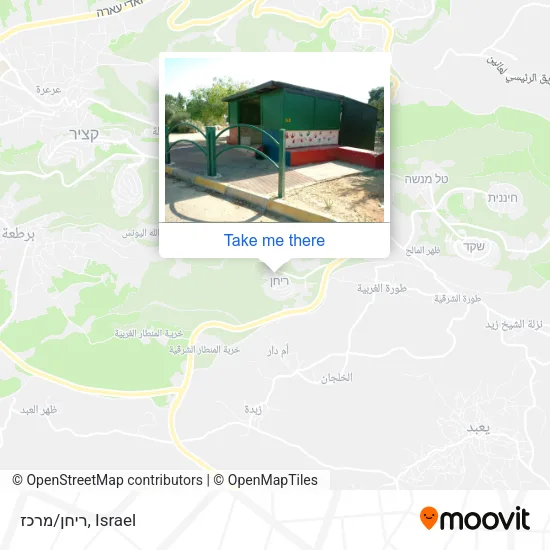 Карта ריחן/מרכז