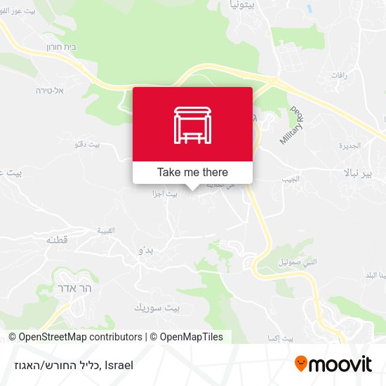 כליל החורש/האגוז map