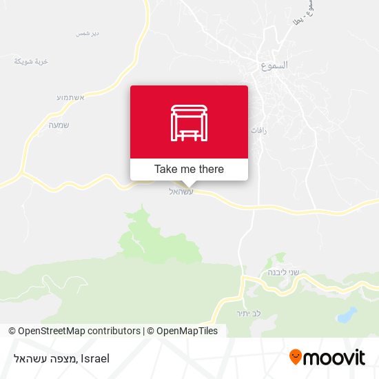 מצפה עשהאל map