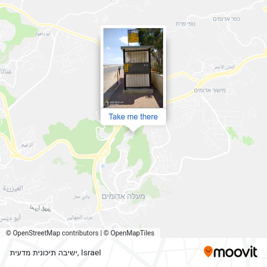 ישיבה תיכונית מדעית map