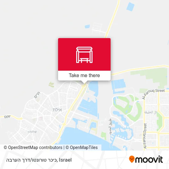 Карта כיכר טורונטו/דרך הערבה