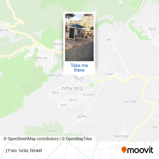 Карта סנטר גארדן