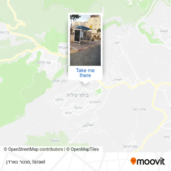 Карта סנטר גארדן