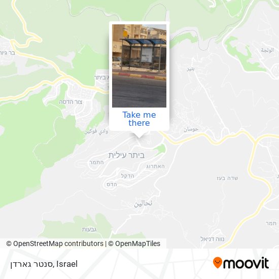 סנטר גארדן map