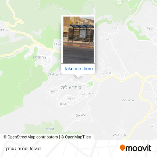 סנטר גארדן map