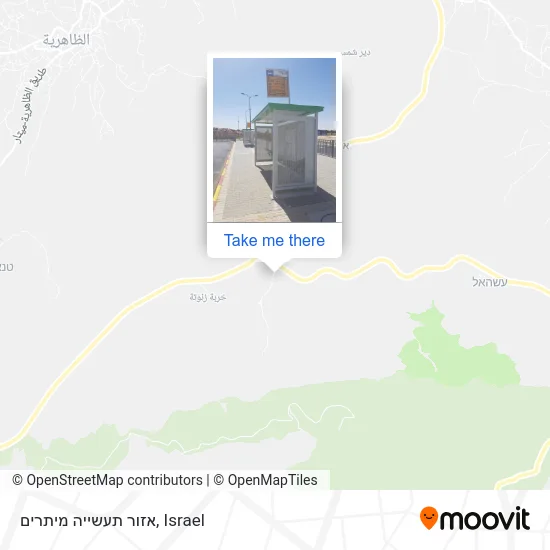 אזור תעשייה מיתרים map