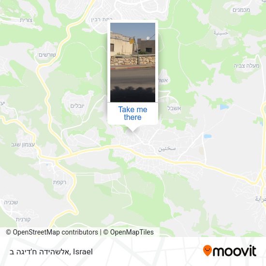 אלשהידה ח'דיגה ב map