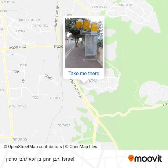 Карта רבן יוחנן בן זכאי/רבי טרפון