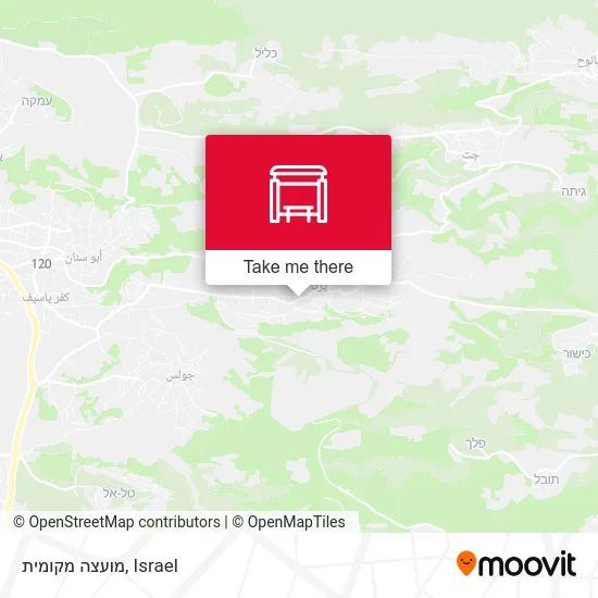 Карта מועצה מקומית