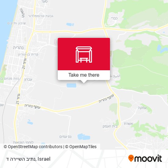 נתיב השיירה ד map