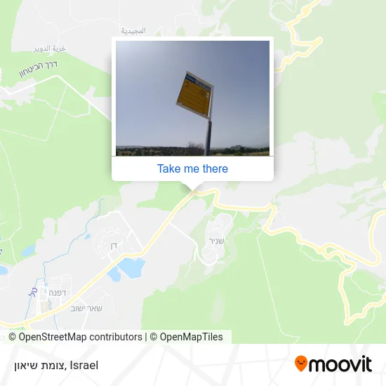 Карта צומת שיאון