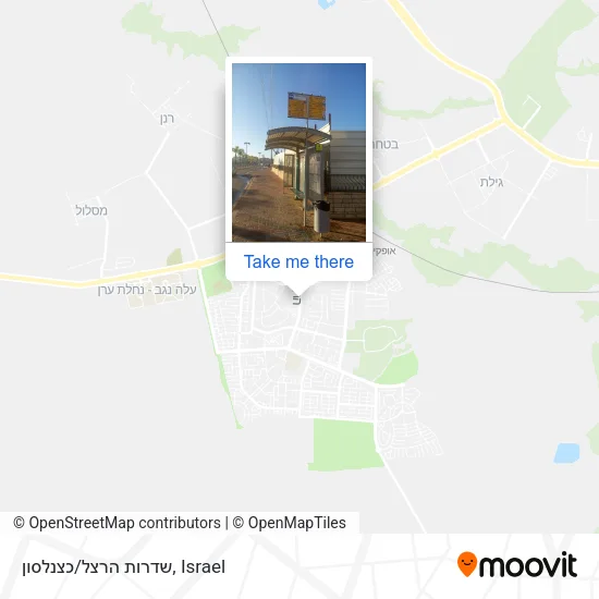 Карта שדרות הרצל/כצנלסון
