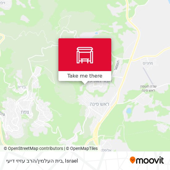 Карта בית העלמין/הרב עזיזי דיעי