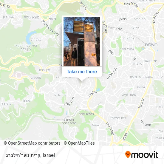 Карта קרית נוער/זילברג