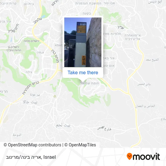 Карта אריה בינה/מרינוב