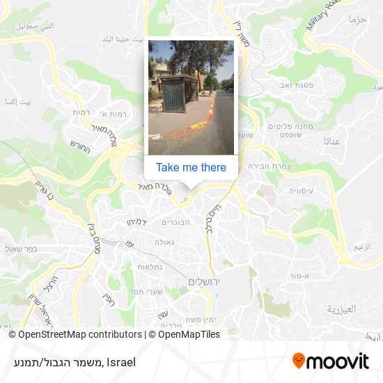 משמר הגבול/תמנע map