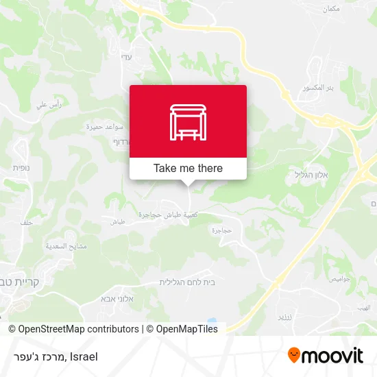 Карта מרכז ג'עפר