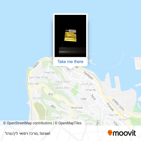 מרכז רפואי לין/צהל map